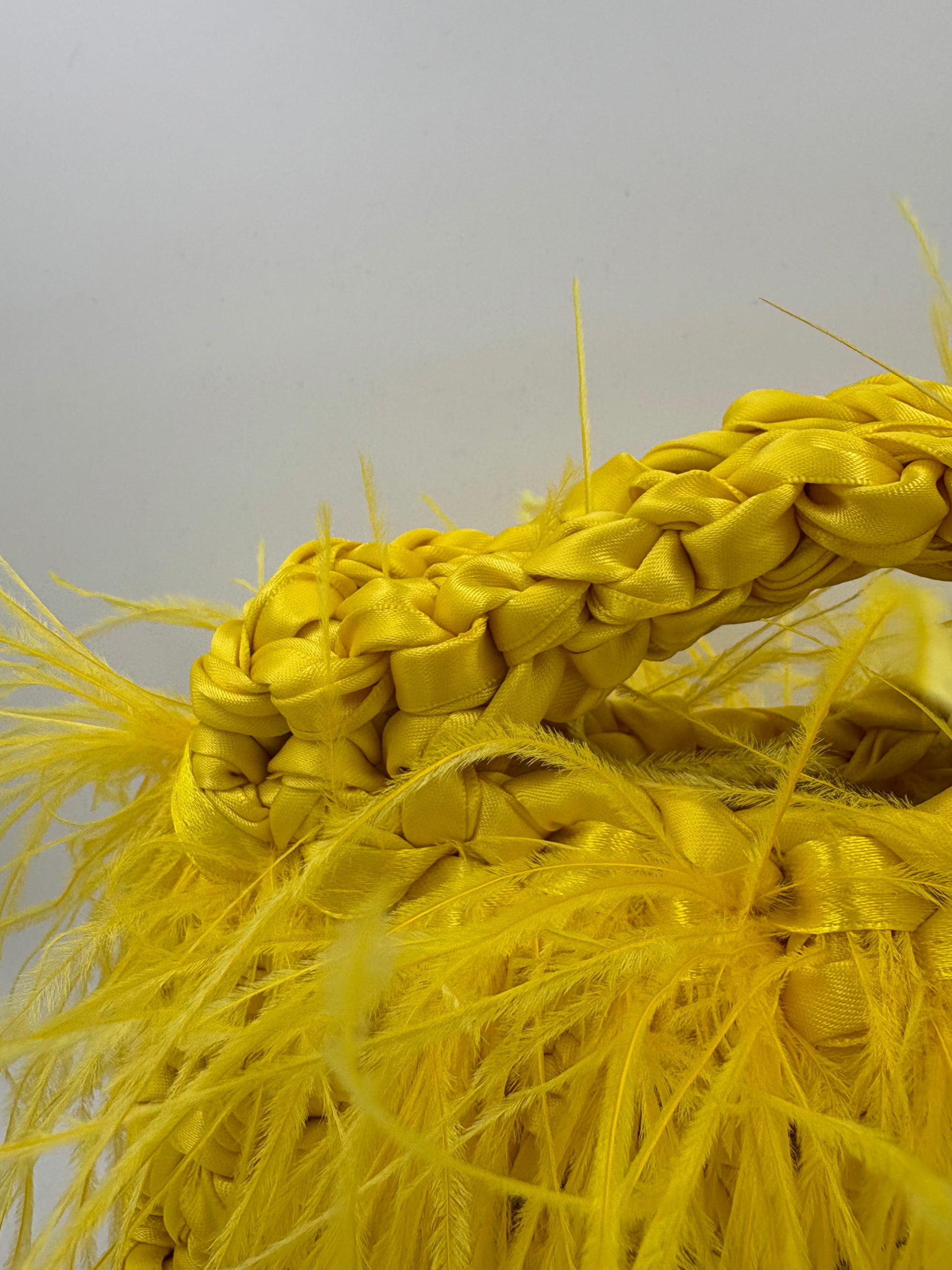 Plume Handbag - Yellow