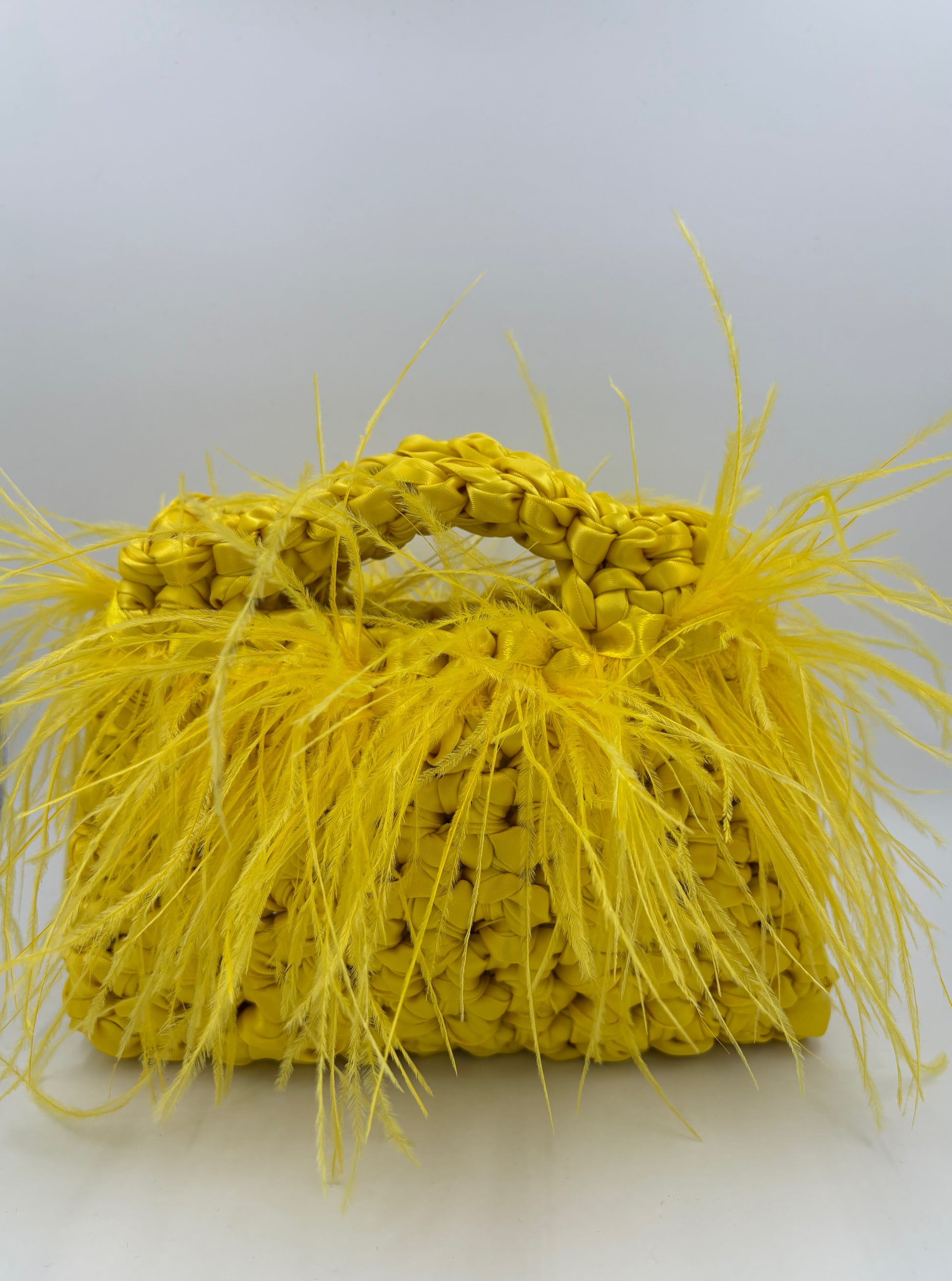 Plume Handbag - Yellow