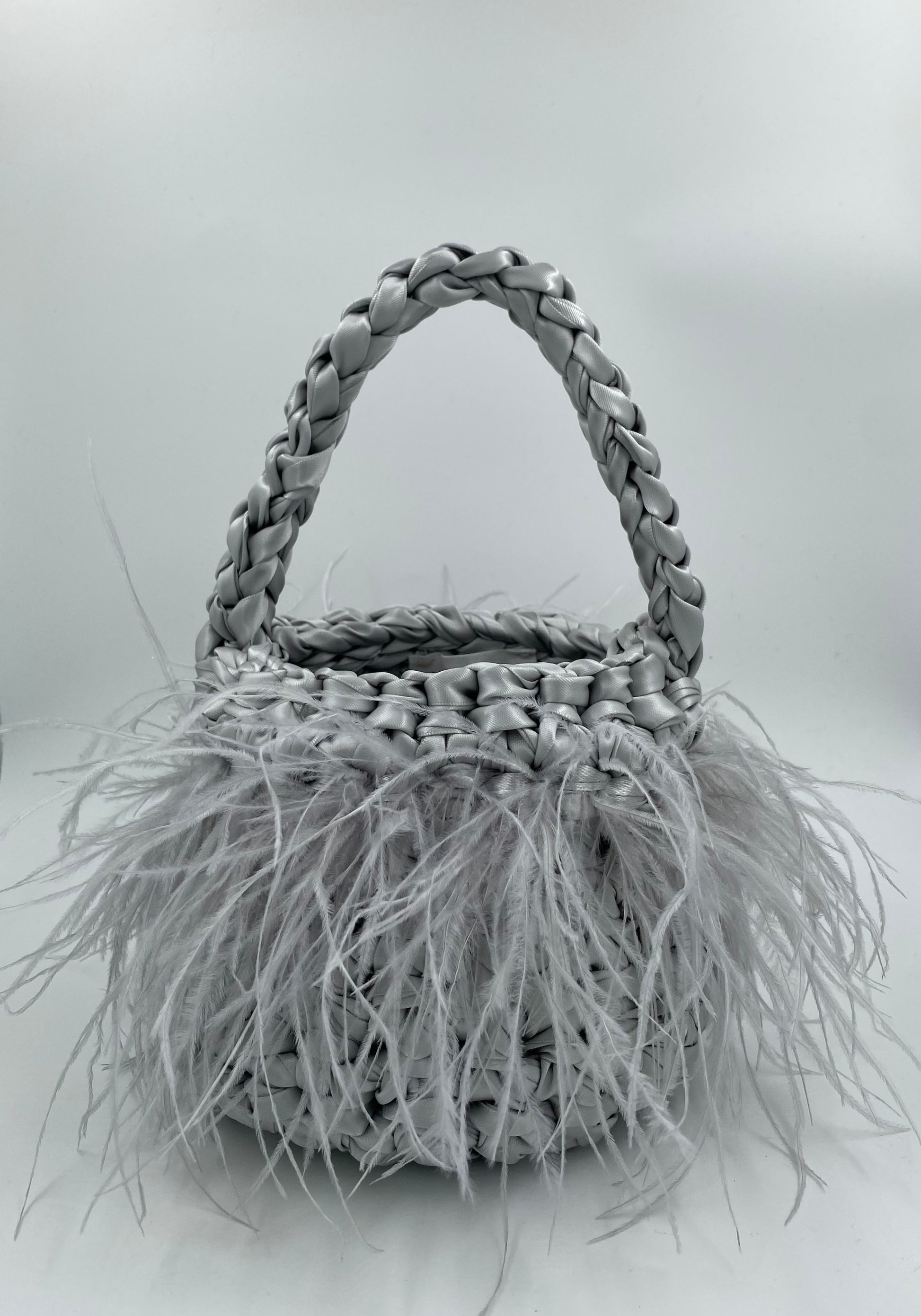 Plume Basket - Silver