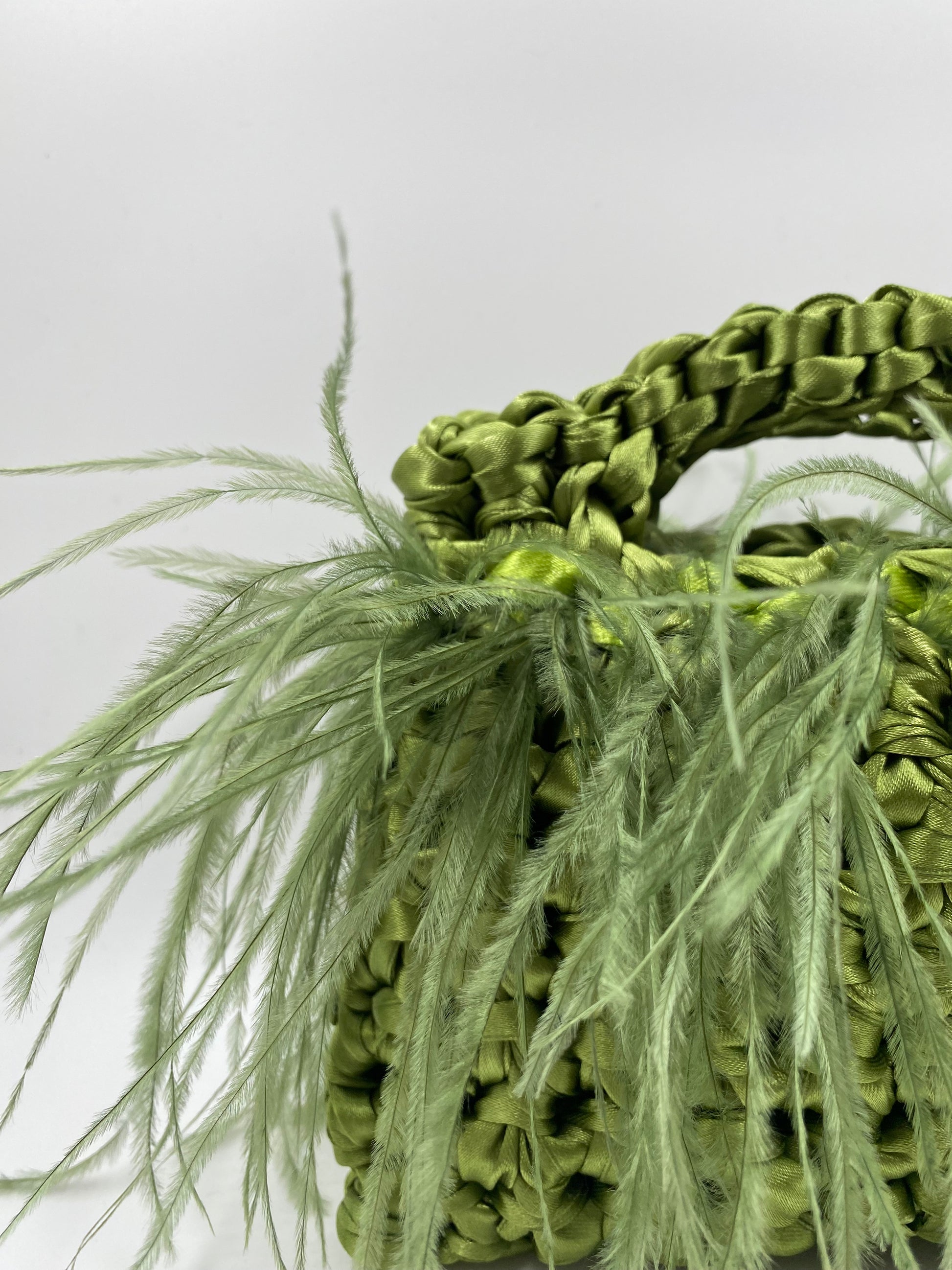 Plume Handbag - Green